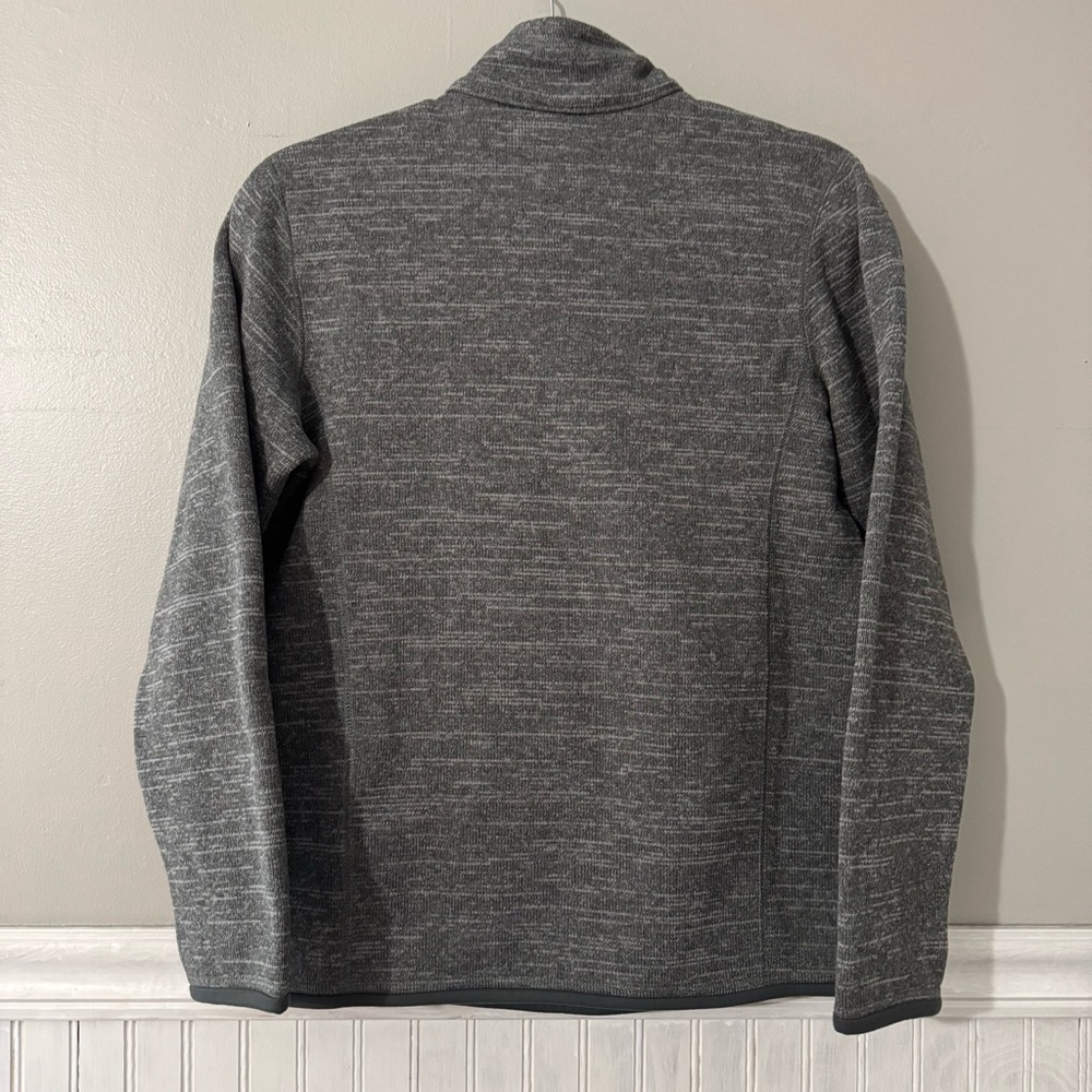 Patagonia Better Sweater 1/4 Zip Fleece Jacket in Nickel Grey Kid’s XL (14) - Picture 2 of 7